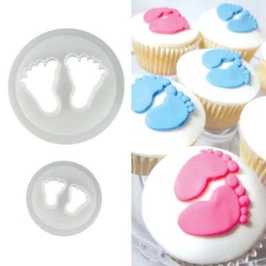 Baby Feet Cutter , Baby Shower Cutter, Cookie cutter Set of 2pcs