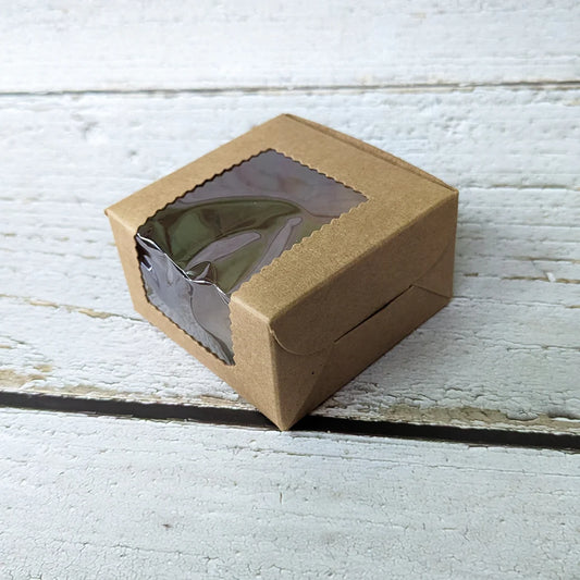 1 brownie box, Donut box, Cookie box Kraft (10pcs/pkt)