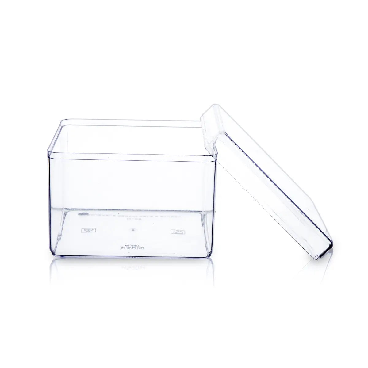 Acrylic tiramisu Tubs square (pack of 10) N-45