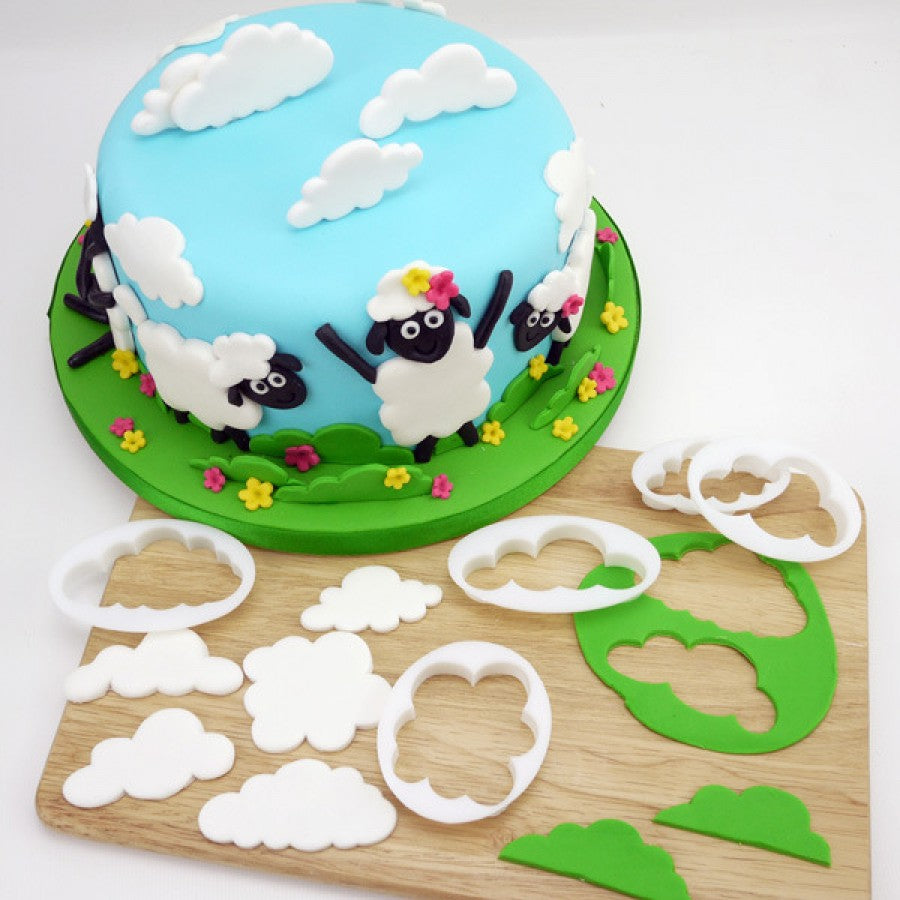 Cloud Cutter, Cookie Cutter Nature cutter set of 5pcs