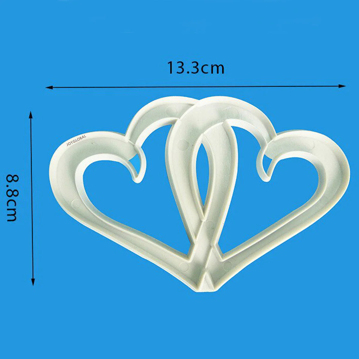 Entwined Heart Cutter , Valentine Cutter,Cookie Cutter set of 2