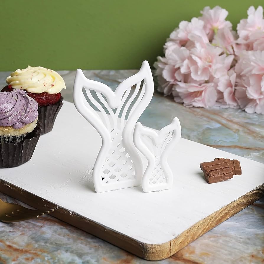 Mermaid Tail Cutter, Fish Cutter, Sea theme cookie Cutter  set of 2 pcs
