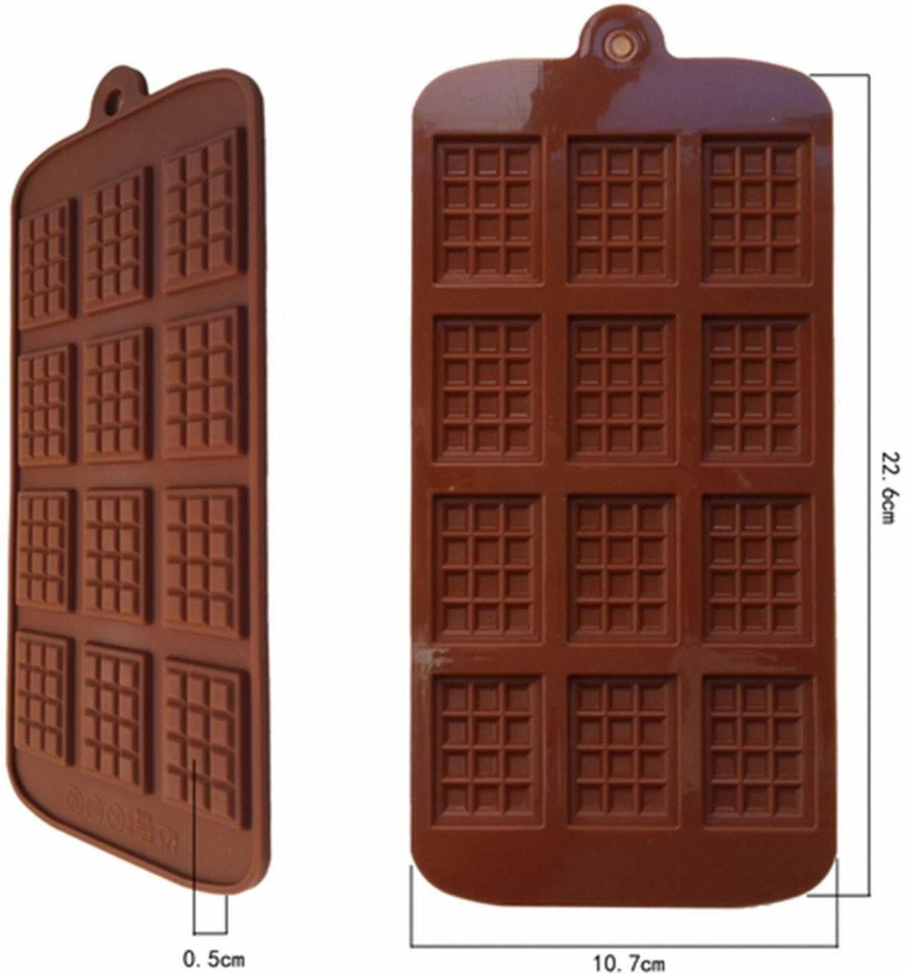 Silicon Chocolate Garnish Mini Cadbury Mould - 1pc